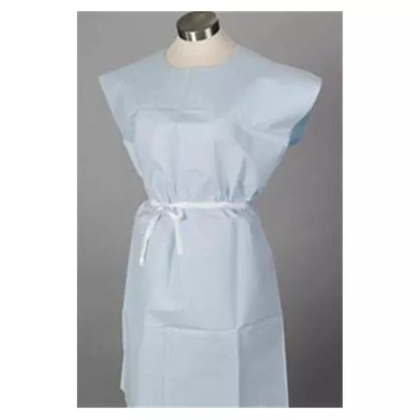 Tidi ProductsGown Patient Encore 30 in x 42 in Blue 50/Ca