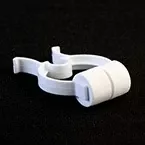 Tri-Anim Health Services Nose Clip Curaplex Universal, White, Foam Tip, Single Patient Use, Non-Slip - M-1028350-2621 | Case of 1000