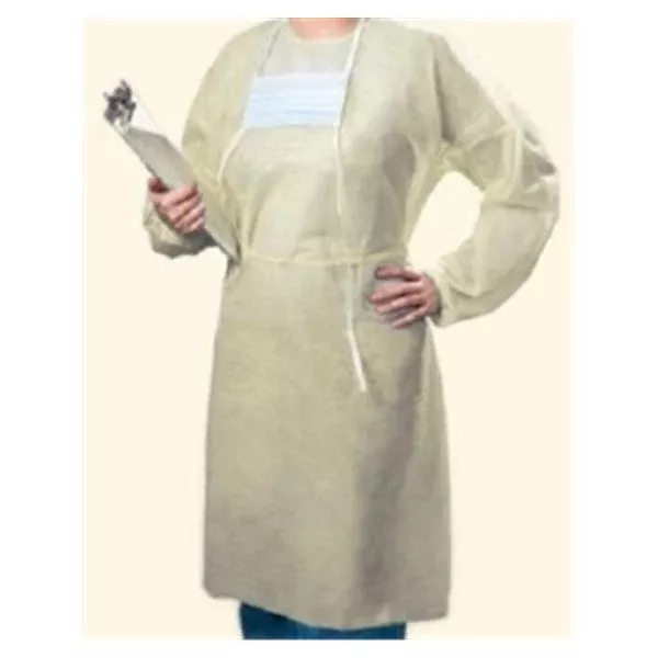 Tronex International Gown Isolation One Size Yellow 50/Ca (554025Y)