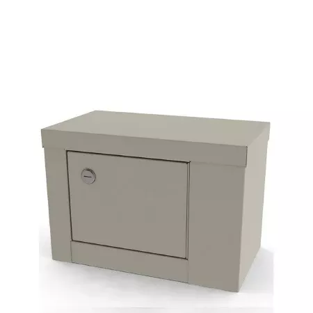 UMF Medical Narcotic Cabinet Wall Mount Steel 1 Shelf Key Lock - M-488456-3526 | Each