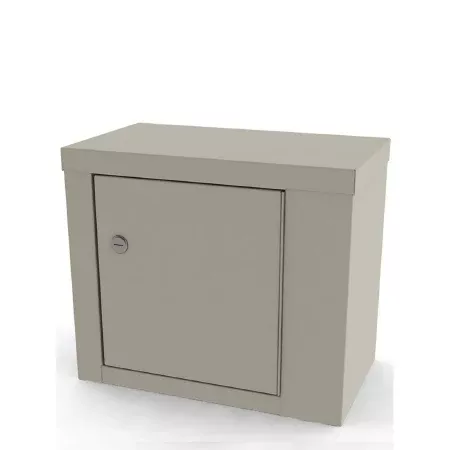UMF Medical Narcotic Cabinet Wall Mount Steel 1 Shelf Key Lock - M-499770-2339 | Each