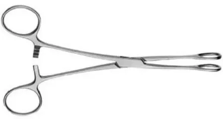 V Mueller Forcep Sponge Holding Ballenger 7-1/4" Serrated Curved Ea