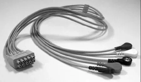 Vyaire Medical Leadwire Set 29 Inch, Snap, 5 Lead, Group, Multi Link GE Eagle, Solar, Dash 2000 Monitors, Tram - M-541606-1498 | ST/1
