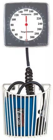 W.A. Baum Aneroid Sphygmomanometer with Cuff Baumanometer 2-Tube Wall Mount Adult Large Cuff - M-400534-2543 | Each