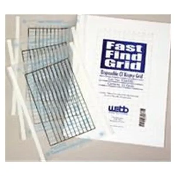 Webb ManufacturingGrid Fast Find Marking _ 10x7" Non-Sterile 25/Ca