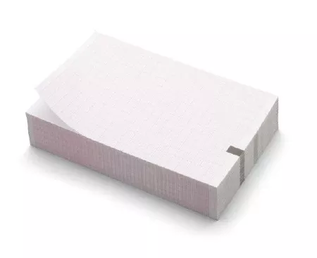 Welch Allyn ECG Recording Paper Welch Allyn Thermal Paper Roll Red Grid - M-850935-4085 | Case of 4