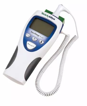 Welch Allyn Electronic Probe Thermometer SureTemp Oral Probe Wall Mount - M-472683-3871 | Each
