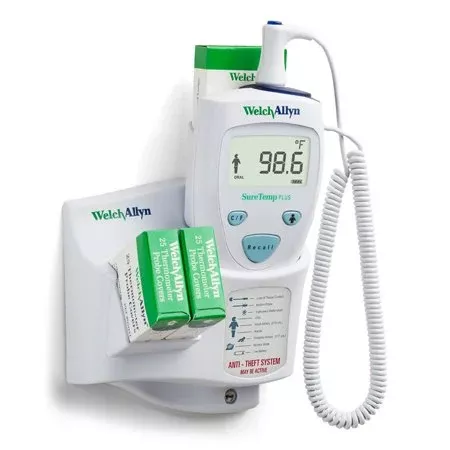 Welch Allyn Electronic Probe Thermometer SureTemp Oral Probe Wall Mount - M-476845-4425 | Each