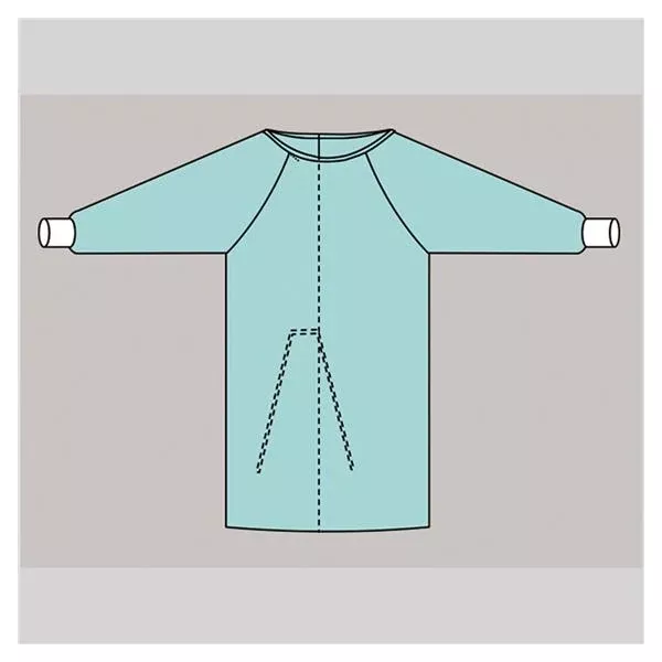 WelmedGown Chemotherapy X-Large Blue 100/Ca (9100-440XL)
