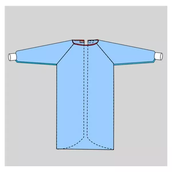 WelmedGown Surgical Protect4 Large Blue AAMI Level 4 Sterile LF 24/Ca