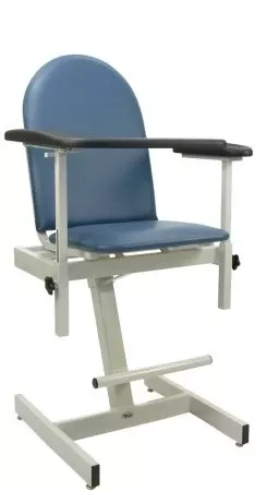Winco Blood Drawing Chair Flip Up Padded Arm Hunter Green - M-1080879-1952 | Each