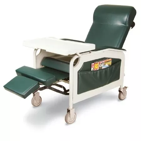 Winco Convalescent 3-Position Recliner Moss Green - M-851795-1174 | Each