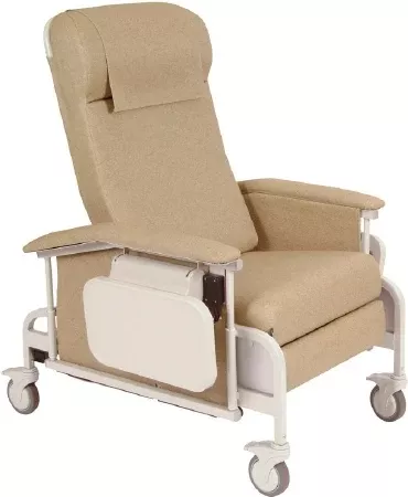 Winco Drop-Arm Recliner Care Cliner Hunter Green Nylon Caster - M-1051374-2453 | Each