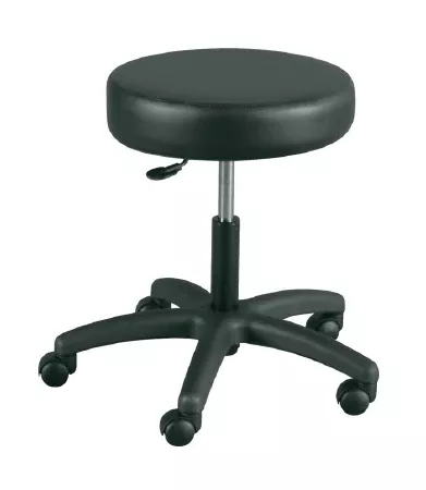 Winco Exam Stool Backless Gas Lift Height Adjustment 5 Casters Blueridge - M-703821-3498 | Each