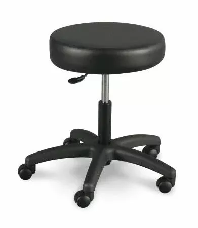 Winco Exam Stool Med-Pro Backless Pneumatic Height Adjustment 5 Casters Gray - M-504770-4707 | Each