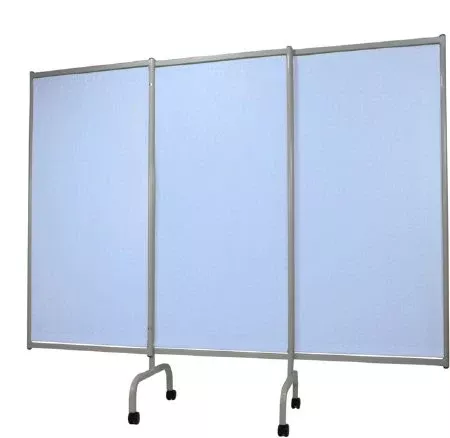 Winco Privacy Screen Privess Elite Folding 3-Panel Aluminum / Vinyl - M-741413-1474 | Each
