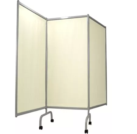 Winco Privacy Screen Privess Elite Folding 3-Panel Aluminum / Vinyl - M-962341-1546 | Each