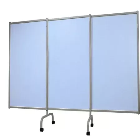 Winco Privacy Screen Privess Elite Folding 3-Panel Aluminum / Vinyl - M-975397-1146 | Each