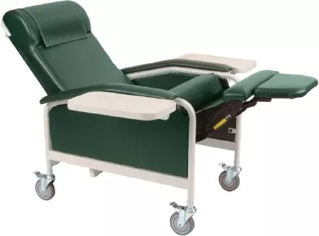 Winco Recliner Care Cliner Mauve Nylon Casters - M-712121-2270 | Each