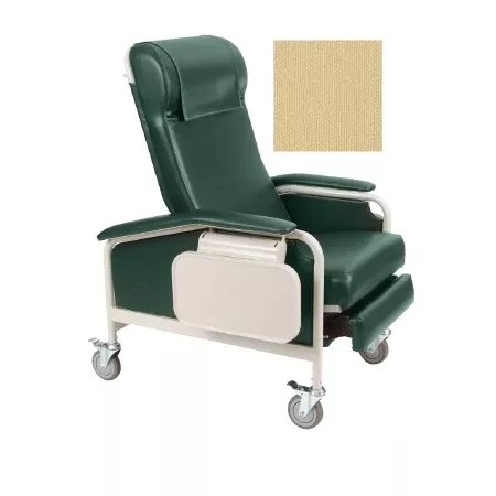 Winco RECLINER, CARECLINER SILVERTEXCHAMPAGNE W/STEEL CASTERS - M-1133870-2880 | Each