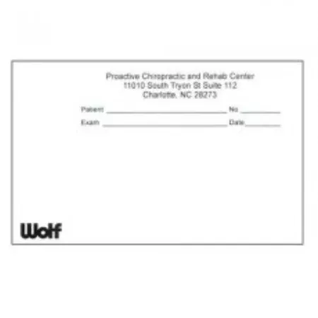 Wolf X-Ray Identification Card 3 X 5 Inch, Standard ID Printers 17105/17104 - M-255587-3454 | Box of 1000