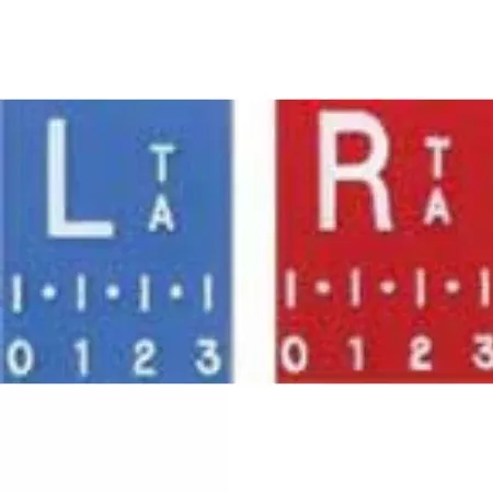 Wolf X-Ray X-Ray Marker Set 3/4 Inch Blue / Red Digital Imaging Marker 1 Set - M-1062920-4818 | Each