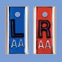 Wolf X-Ray X-Ray Marker Set 5/8 Inch Blue / Red Elite Cassette Marker 1 Set - M-664115-3238 | Each