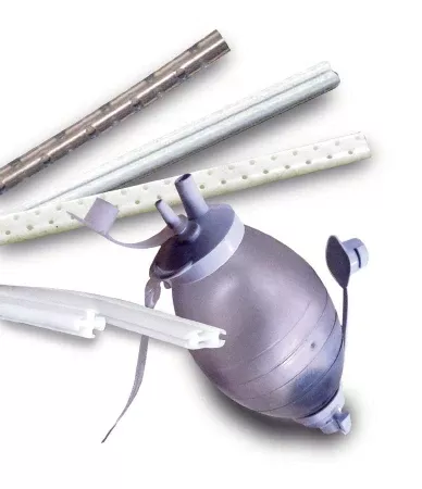 Wound Drain Tube S-Vac Silicone Full Fluted Style 7 mm Size - M-491273-2972 | Case of 10