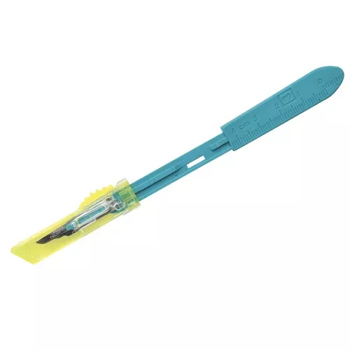 Xodus Medical Handle Scalpel Blade #15 Safety Disposable 50/Ca