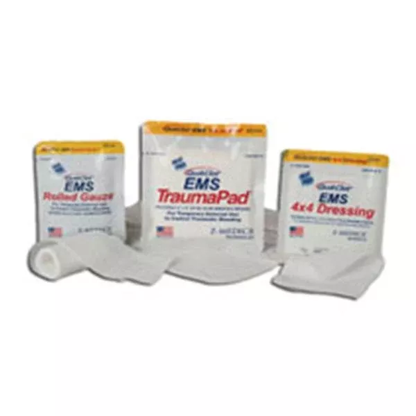 Z-MedicaDressing Hemostatic QuikClot 4x4" 3/Bg
