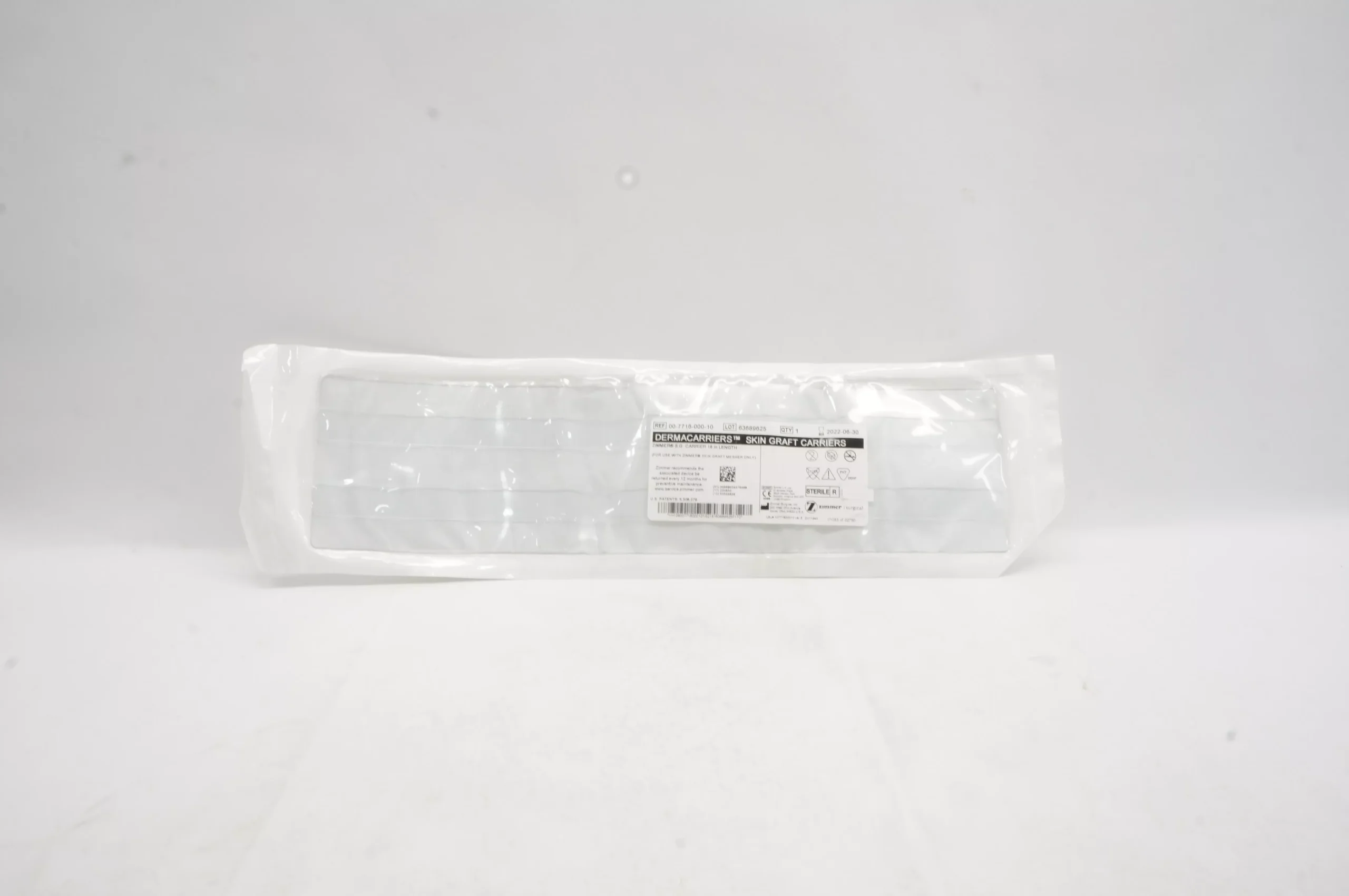 Zimmer 00-7716-000-10 DERMACARRIERS Skin Graft Carrier 16inch Length